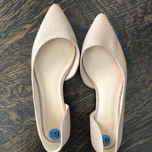 Nine West snake print flats